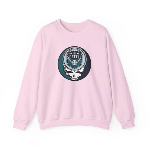 Grateful Dead - Seattle Mariners Grateful Dead Stealie Crewneck Sweatshirt - MLB - StealieShop